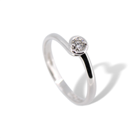 Anello solitario Salvini SAD63813 in oro 18k e diamanti naturali Donna  - SAD63813